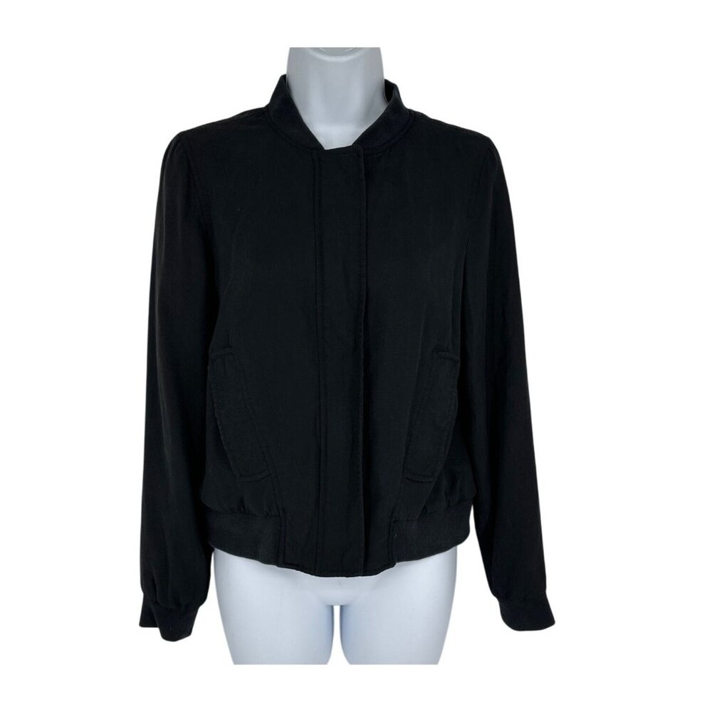 Banana Republic Womens Bomber Jacket Size S Casual Lightweight Zip Up